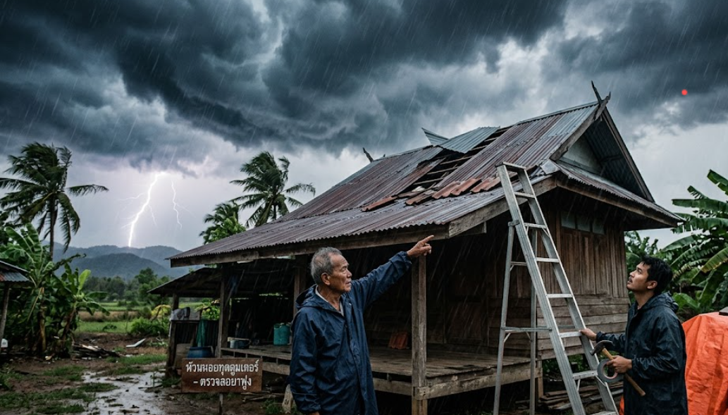 ระวัง! พายุฤดูร้อน สัญญาณเตือนให้ตรวจเช็คหลังคาและโครงสร้าง