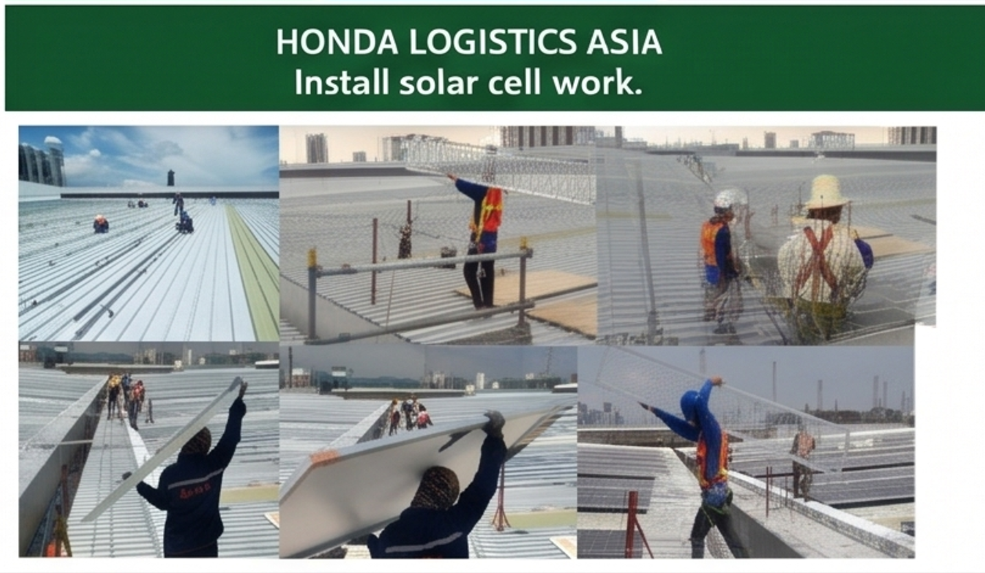 HONDA LOGISTICS ASIA - Roof, Louver and Gutter work